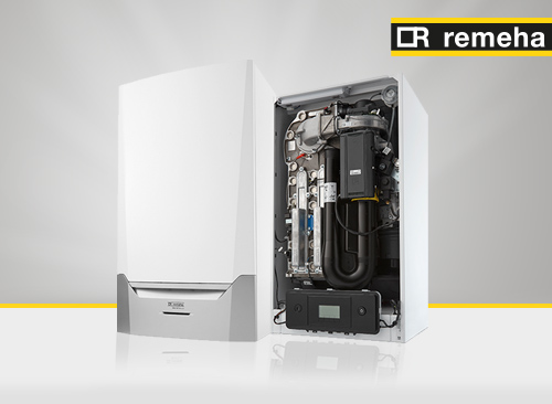 Remeha hoog rendement cv-ketel geïnstalleerd door ACE Installatietechniek